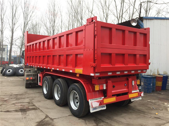 27 Cubicos Metros Dump Body Trailer 3- Axle FDZH110601 High Strength Steel