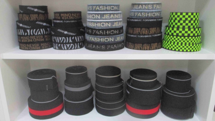 Spandex Nylon Jacquard Elastic Waistband Underwear Bra Elastic Bag Jacquard Ribbon