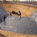 0.1mm 3mm HDPE Geomembrane Pond Liner for Fish Shrimp Farm 100% Virgin HDPE