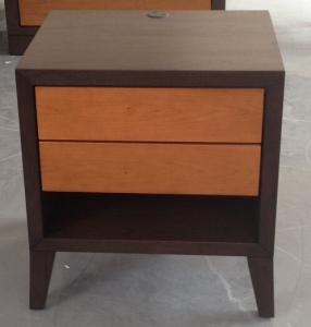 Quality Wooden 5-star hotel furniture stone top night stand/bed side table NT-0021 wholesale