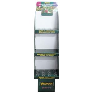 Quality Garden Tools POS Cardboard Shipper Display Customized Logo Flat Packing wholesale