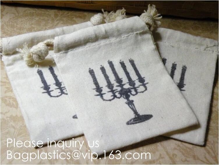 Natural Beige Thick Canvas Drawstring Pouches Produce Bags Muslin Bags Gift Bags Sacks Sachet Bags for Jewelry Candy Fav