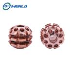 Steel Alloys Brass CNC Titanium Parts Turning Anodize Surface