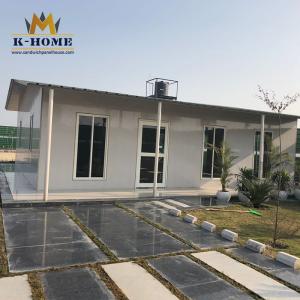 Quality Rock Wool / PU Sandwich Panel House Prefabricated Social Emergency Shelter wholesale