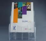 wall transparent acrylic display rack, Propaganda magazine rack