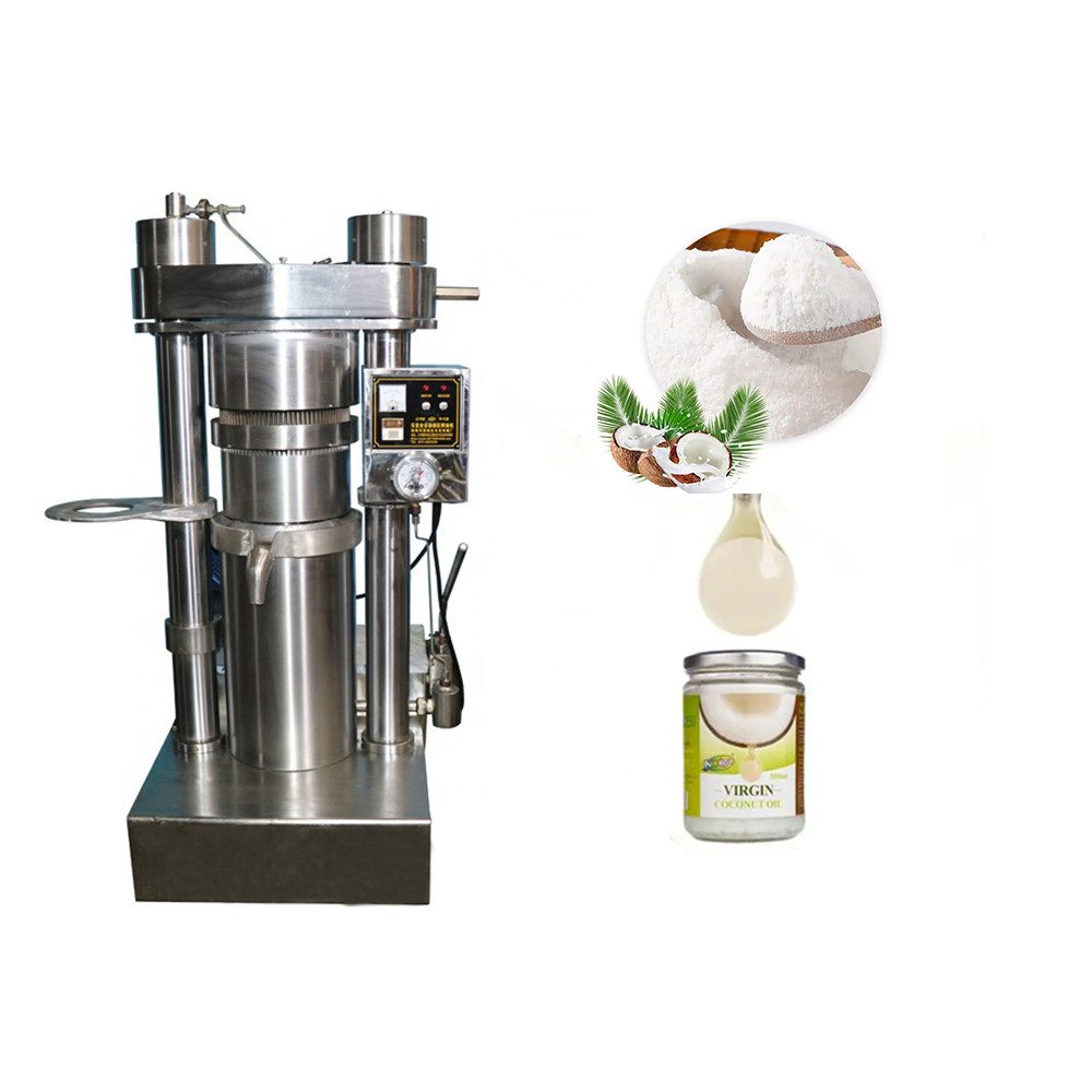 Electric Oil Line Hydraulic Oil Presser Cold Coconut Oil Pressing Machine Oil Line