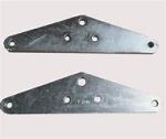 Triangle Shaped Overhead Line Fittings , Yoke Transmission Line Accessories L