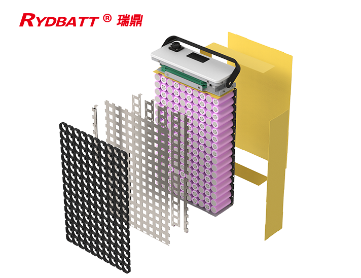 Custom 18650 Cells Electric Motorcycle Battery Pack 60V 30Ah 800 Times Removeable