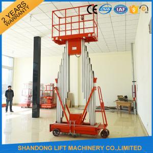 Quality Mini Light Weight Electric Truck Mounted Aerial Work Platforms 1.4 * 0.6 mm Table Size wholesale