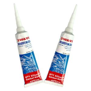 Quality Neutral Cure Red Color Anti High Temperature RTV Gasket Maker Silicone Sealant wholesale