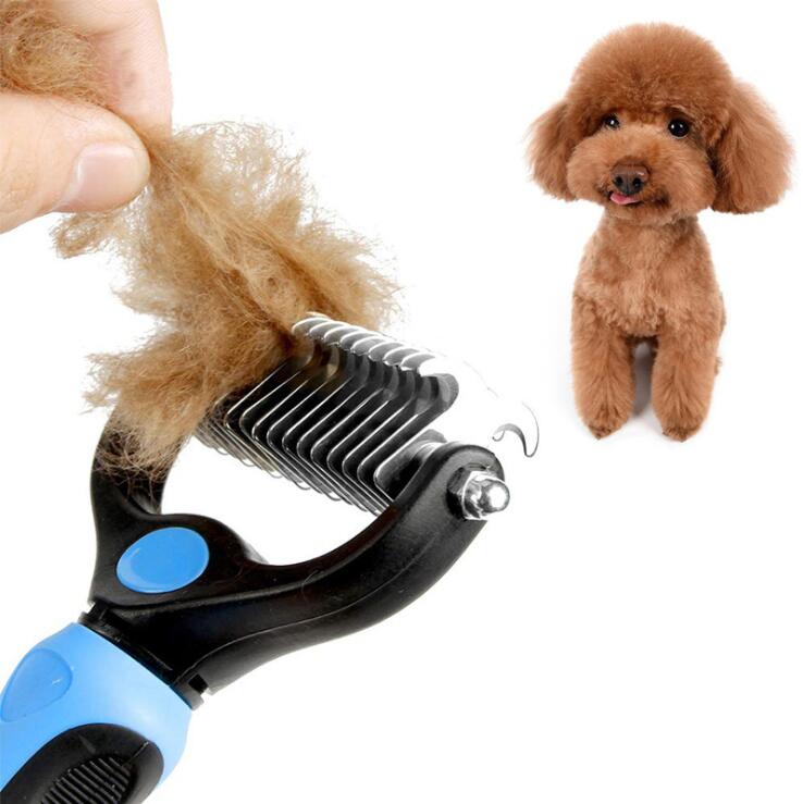 Pet Grooming Stainless Steel Brush 17 9cm Double Side Comb Dogs Sustainable Household