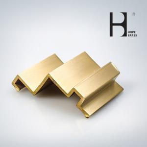 Quality Mirror Polishing Solid Brass Handrail Brackets C38000 Brass Rail Fittings wholesale