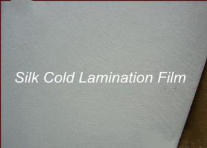 Quality Silk Effect Cold Laminating Film Roll 0.6MM For Images Graphics Protection wholesale