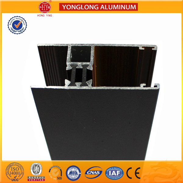 Wood Grain Aluminium extrusion Profiles For House Decoration GB5237.4-2008