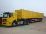 Heavy Duty Van Type Cargo Semi Trailers Sinotruk 3 4 Axles 80t Durable