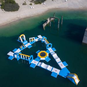Quality Customized Heat Resistance Inflatable Water Park 65 People Capacity wholesale