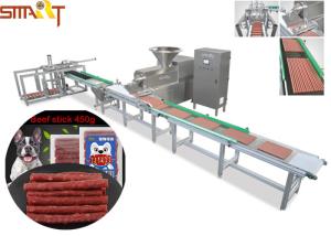 Quality Auto Traying Pet Food Extruder Make Organic Dog Beef Sticks Treats And Pet Chews wholesale