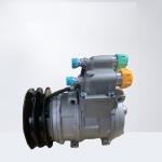 24V DC Yutong Bus Air Conditioner Compressor GY10P17C Rear Outlet Double B Slot