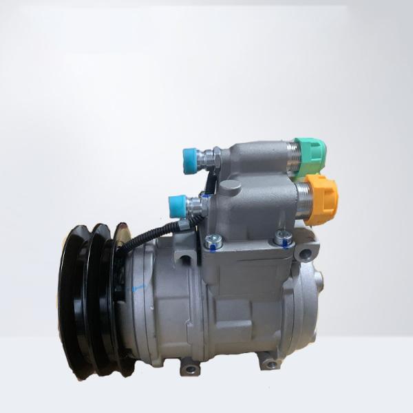 24V DC Yutong Bus Air Conditioner Compressor GY10P17C Rear Outlet Double B Slot