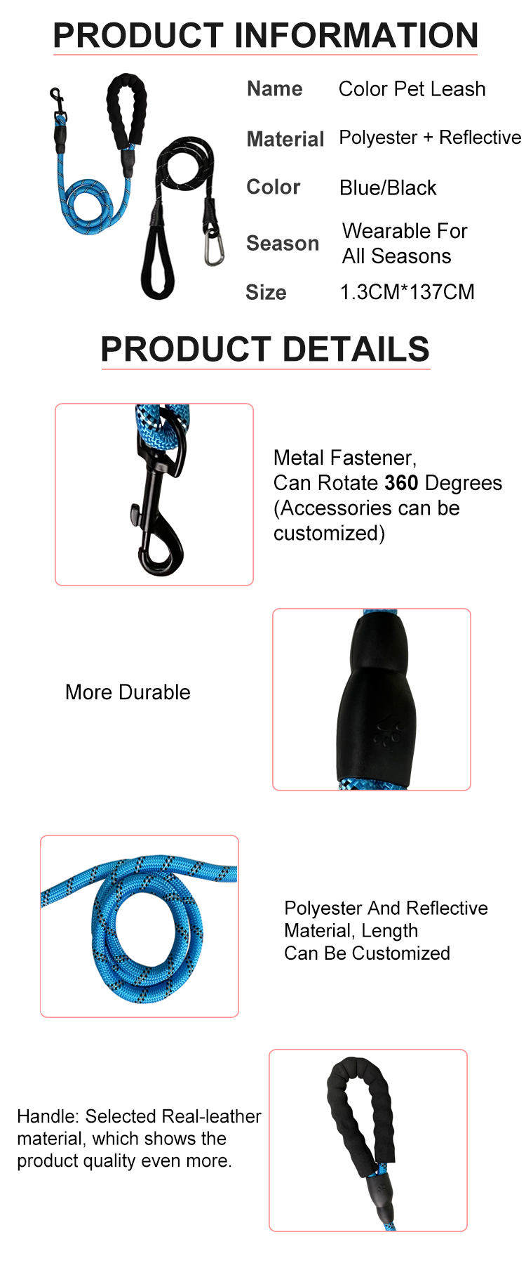 Padded Pet Traction Rope