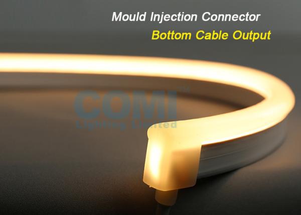 F21A Single Color 5050 LED Neon Flex Rope Light 14.4W / M IP68 For Outdoor
