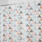 Eco Friendly PEVA Stylish Waterproof Shower Curtain Custom Printing Acceptable