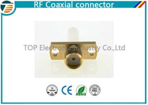 Quality SMA Jack Straight Panel Coaxial Cable Connectors TOP-SMA11 for Solder wholesale