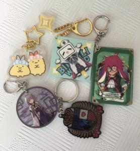Quality High Definition Holographic Acrylic Charms , Cartoon Character Charms wholesale