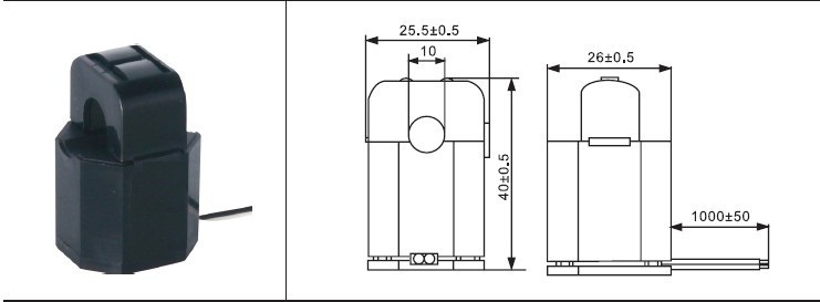 REHE KCT-10 Hinge Design 5A/2.5mA 20A/10mA 60A/20mA 75A/25mA 1-75A/0.333V split core transformer