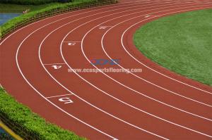 Quality EPDM Eco Sports Flooring Track Multicolor Flooring Material High Strength wholesale
