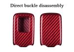 High Impact Strength Logo Printed Honda Carbon Fiber Key Fob