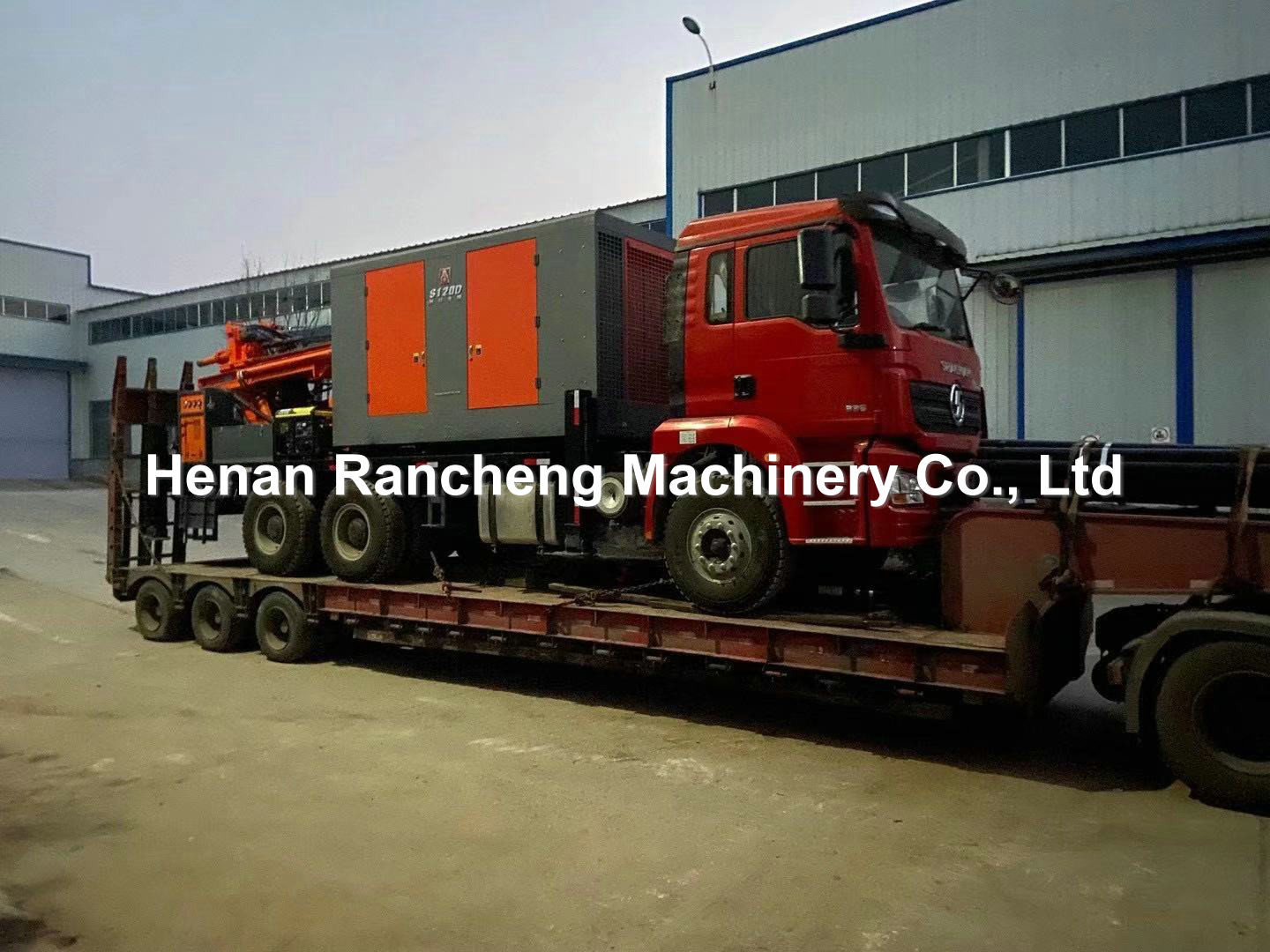 200m Depth Water Well Drilling Truck Carrying Vehicle 6x4 266HP Load Vehicle Engine