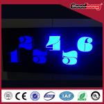 outdoor indoor waterproof anti-wind vacuum forming chorme Channel Alphabet