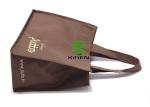 PP Non Woven Shopping Bag For Packaging Black Color Handled Customized Size