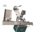 Cylindrical Automatic Label Sticking Machine For Pharmaceutics / Cosmetics