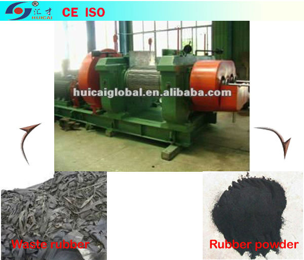 Tire Shredder Rubber Crusher xkp-400 Rubber Recycling Machinery within 50HZ Voltage
