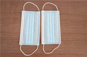 Quality Hypoallergenic 3 ply Face Masks Non Woven Pp Low Respiratory Resistance wholesale
