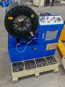 Quality 4 Inch 16 Dies Hose Crimping Machine / Hydraulic Rubber Hose Crimping Machine Size 850*530*980 Mm wholesale