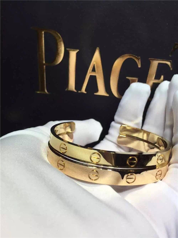 Cartie openning love braceleto 18k gold white gold yellow gold rose gold bracelet Jewelry factory in Shenzhen, China