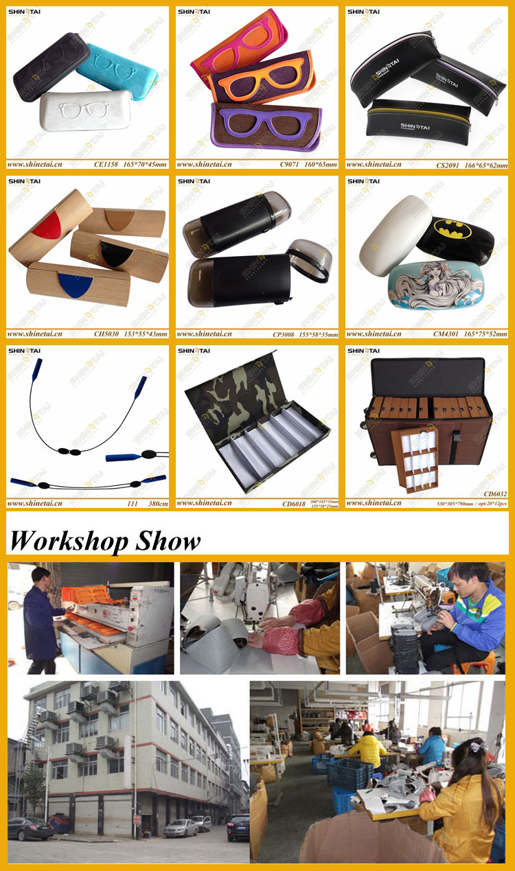 PU Leather Waterproof glasses suitcase