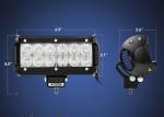 Dual Row Off Road LED Light Bar , 36 Watt ATV Led Light Bar Spot Beam