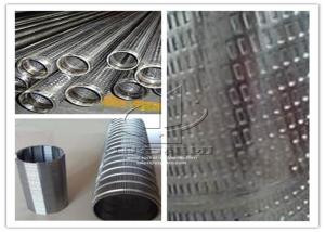 China Johnson Well Casing Wedge Wire Screen Pipe Tube 304 316 Stainless Steel on sale