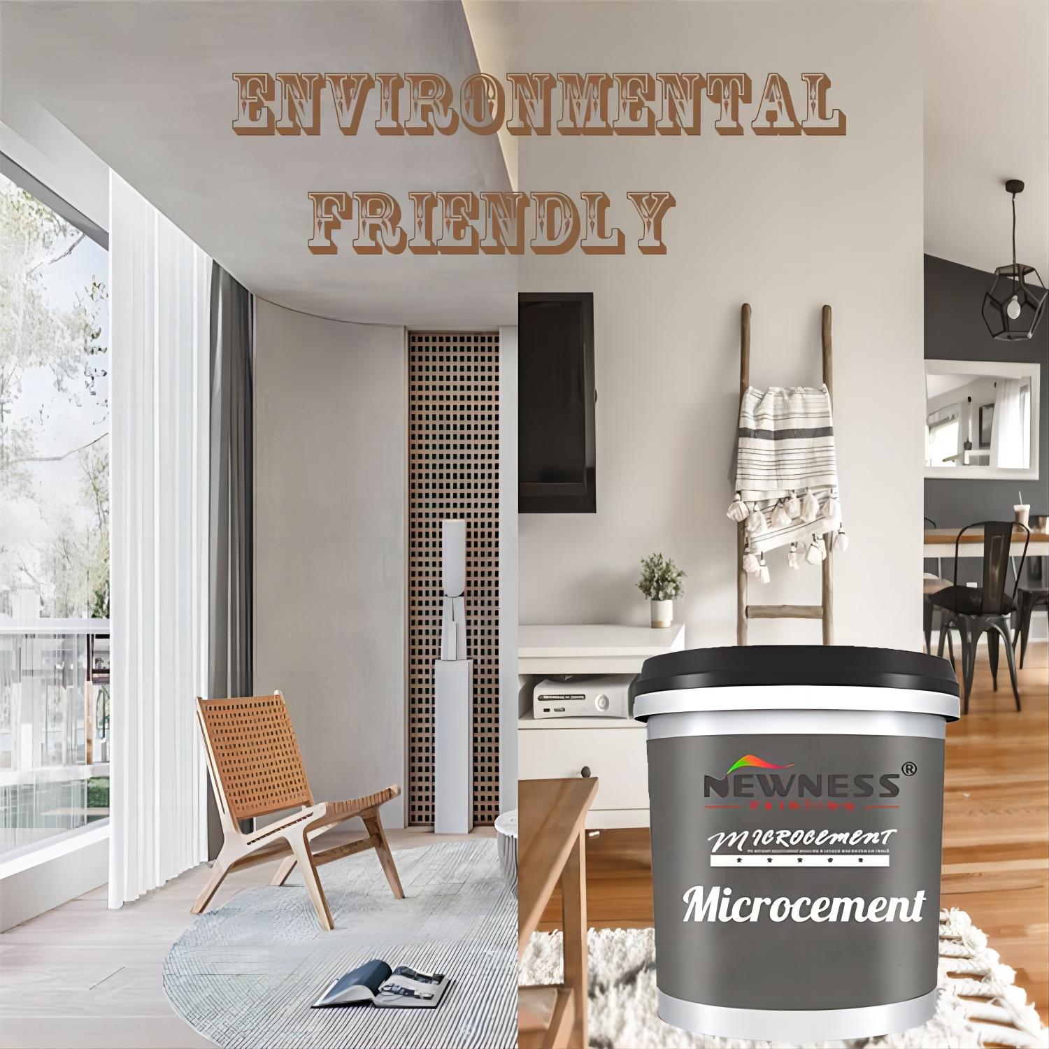 20KG/BUCKET Brown Microcement Coating Graffiti Spray Paint High Glossy and Matt Finish