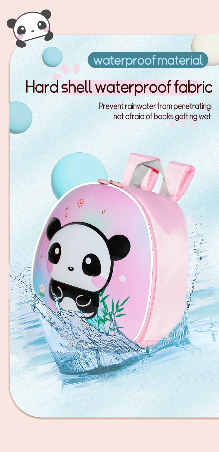 Panda Kindergarten Cute Preschool Backpacks Toddlers Personalised Childrens Backpack