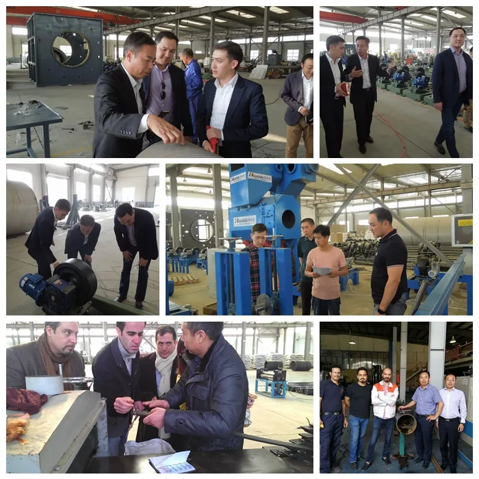 Steel Pipe Oil Gas Pipeline 3PE External Anticorrosion Vus Coating Machine
