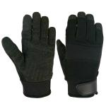 Hysafety Black Needle Resistant Gloves ASTM F2878-10 Leather Search Gloves