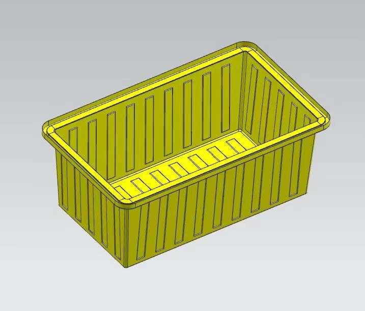 Thirteen hundred liters of square box mold for making plastic products