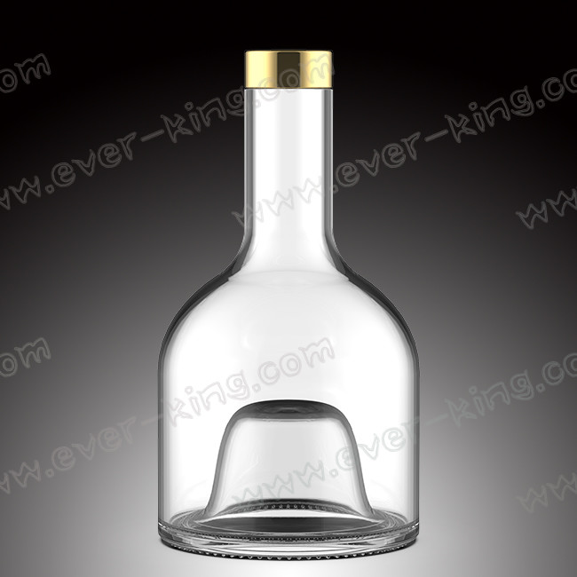 375ML 500ML Pyramid Shaped Liquor Glass Bottles