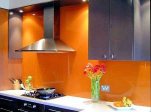 Quality Custom Colour Painted Glass Backsplash Heat Strengthened Add Shine wholesale