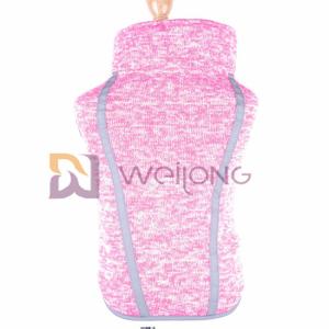 Quality Velcro Opening Pink Fleece Pet Coat Jacket Heather Dog Sweatshirt wholesale